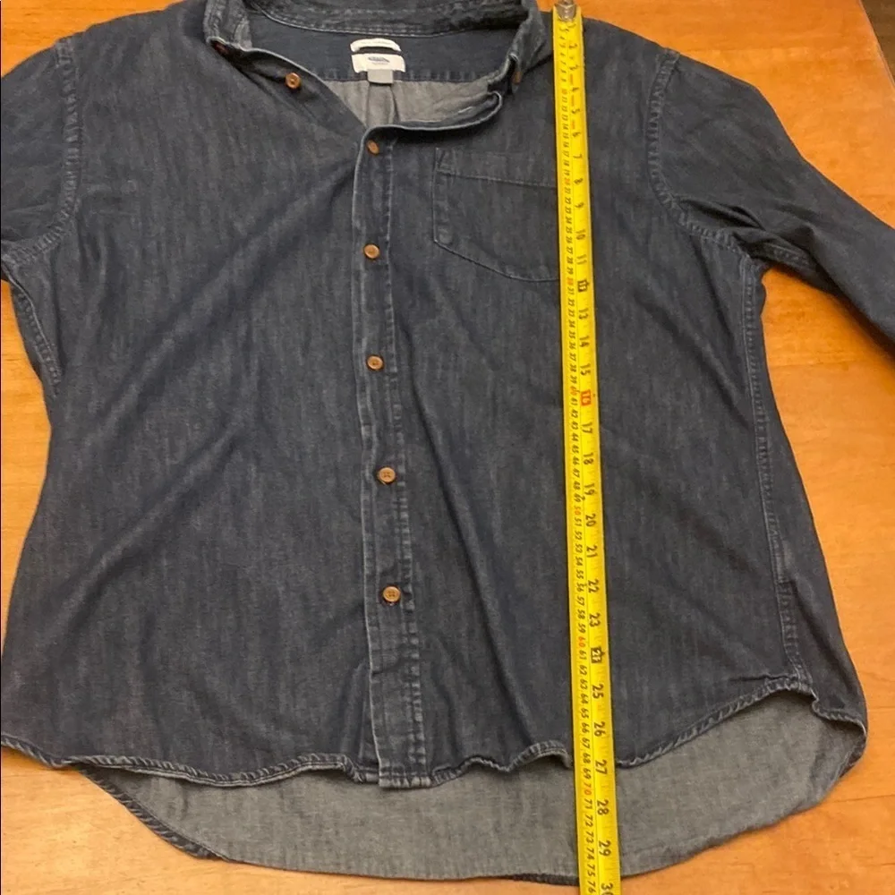 Old Navy Men's Button Down Shirt - Navy